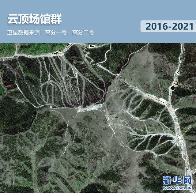 衛(wèi)星見證，這里如何變身“冬奧小城”