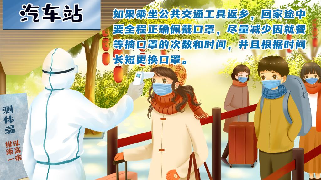 春運進(jìn)行時，人在旅途如何做好防護(hù)？