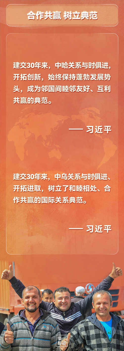 第一報(bào)道 | 建交三十年，習(xí)主席這樣評(píng)價(jià)與中亞五國關(guān)系