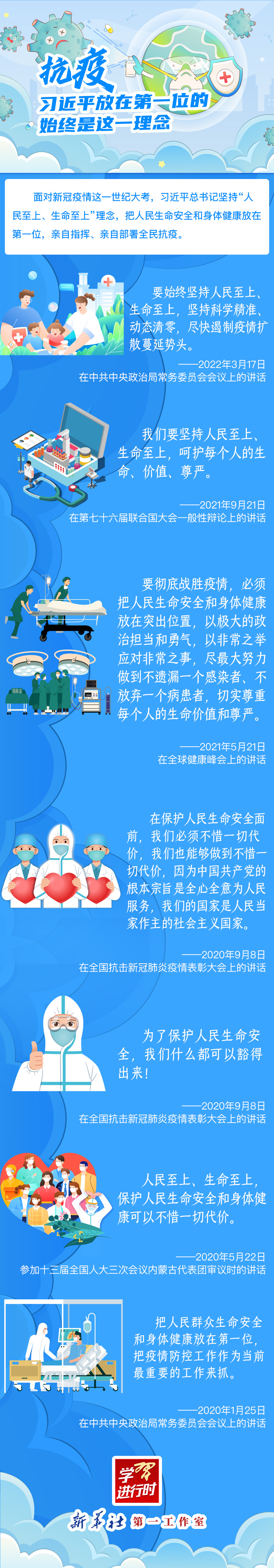 學(xué)習(xí)進(jìn)行時丨抗疫，習(xí)近平放在第一位的始終是這一理念