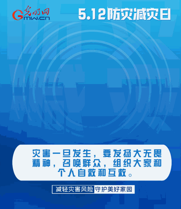 【動(dòng)態(tài)海報(bào)】減輕災(zāi)害風(fēng)險(xiǎn)，從這10個(gè)字開(kāi)始
