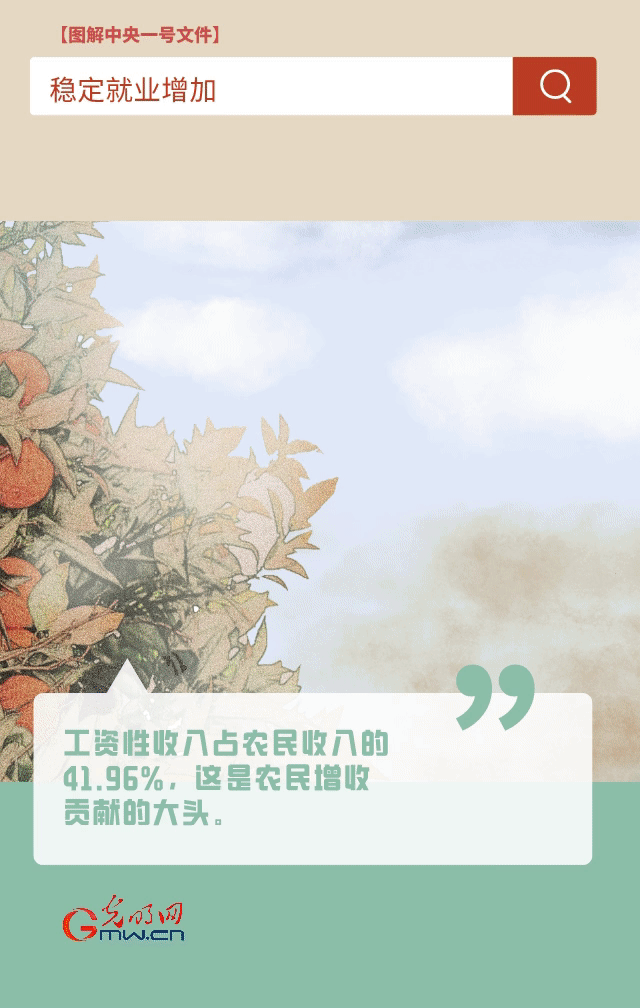 【圖解中央一號文件】“動”漫海報丨今年如何讓農(nóng)民的“錢袋子”鼓起來？