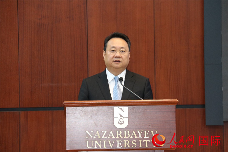 中共中央宣傳部副部長王綱致辭。人民網記者 李強攝