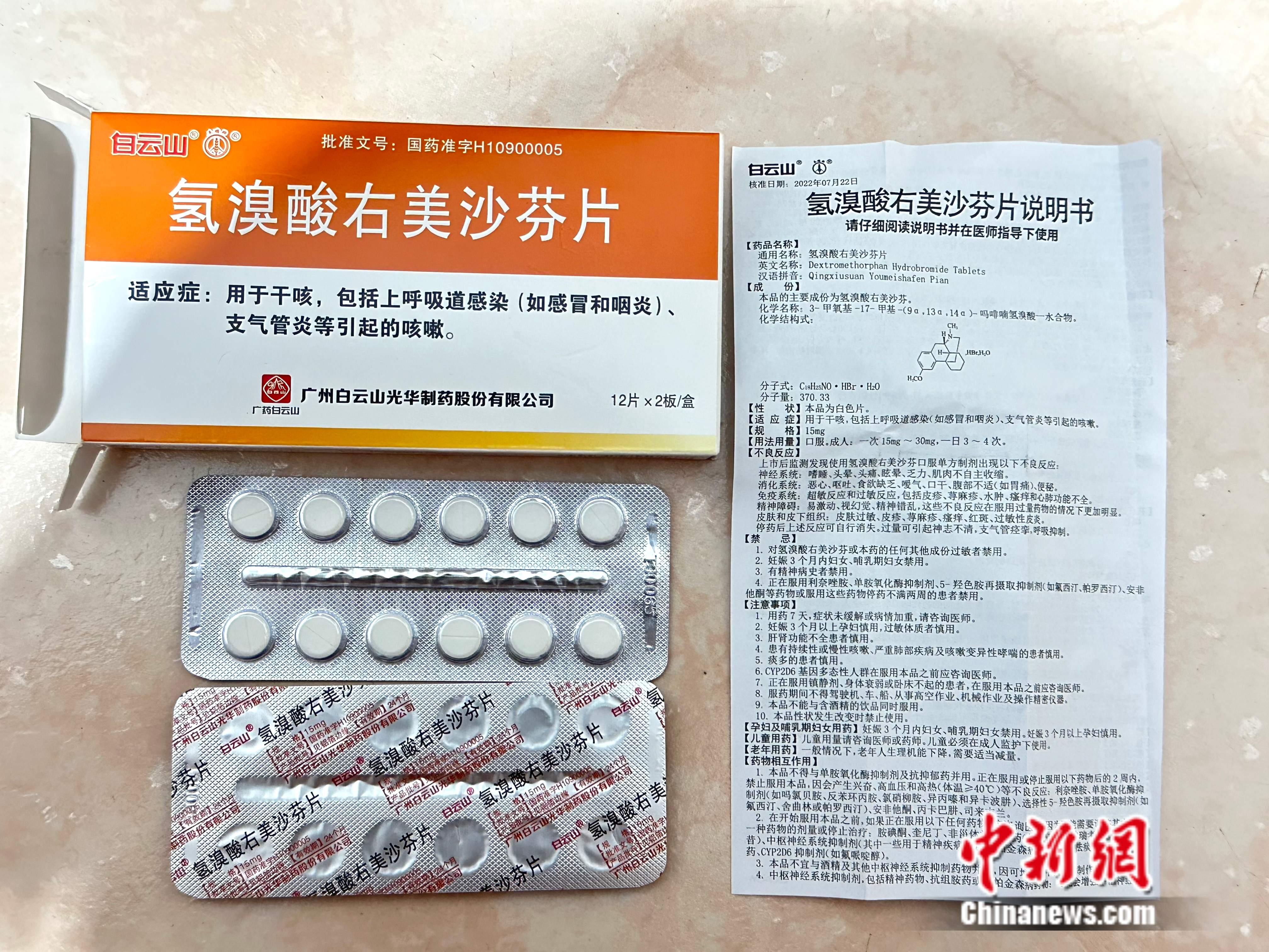 右美沙芬。受訪者供圖