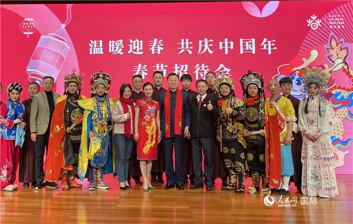 當?shù)貢r間2月5日晚，中國駐美國大使館舉辦僑學界專場春節(jié)招待會。 人民網(wǎng)記者 李志偉攝