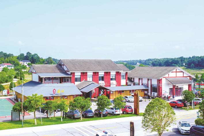 由文化站升級改造而成的“福臨驛站”，可提供度假、研學(xué)、會議、拓展、愛國主義教育等各類旅游線路，供游客自主選擇。 長沙縣供圖