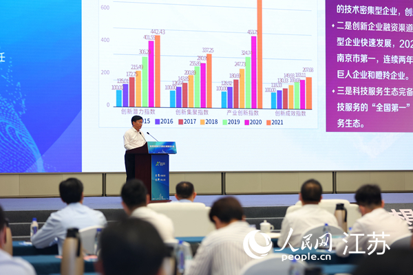 2022南京江北新區(qū)創(chuàng)新活力指數(shù)發(fā)布。江北新區(qū)供圖