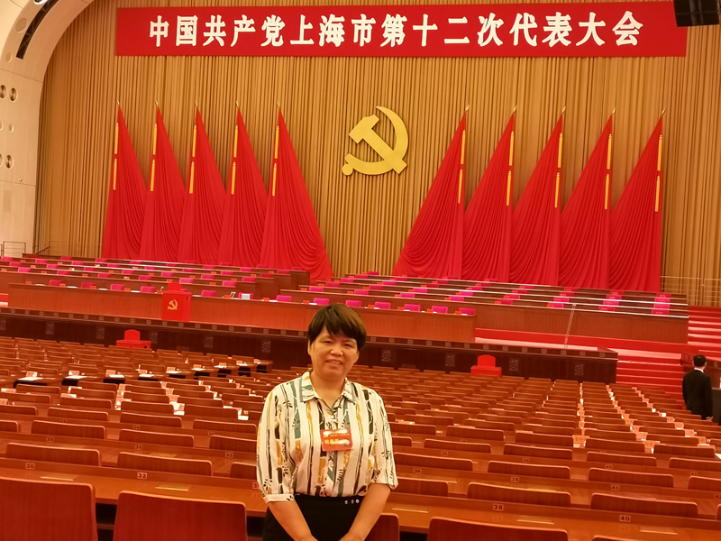 黨代表施鳳。受訪者供圖