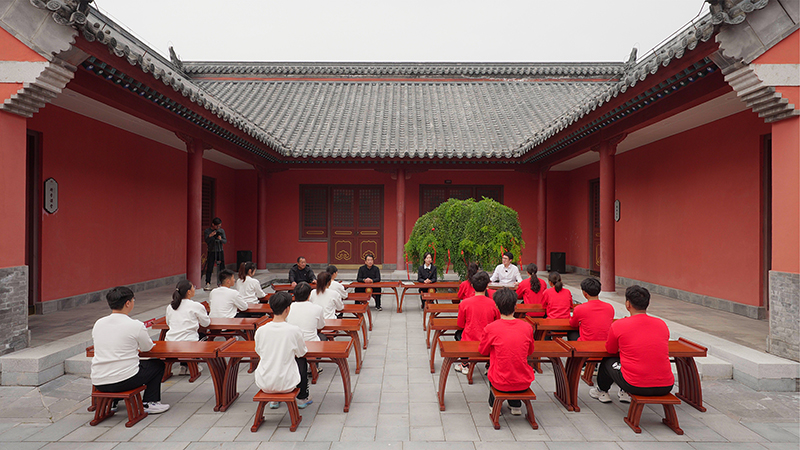 “一塊豆腐話清廉”思政課。滁州市委網(wǎng)信辦供圖