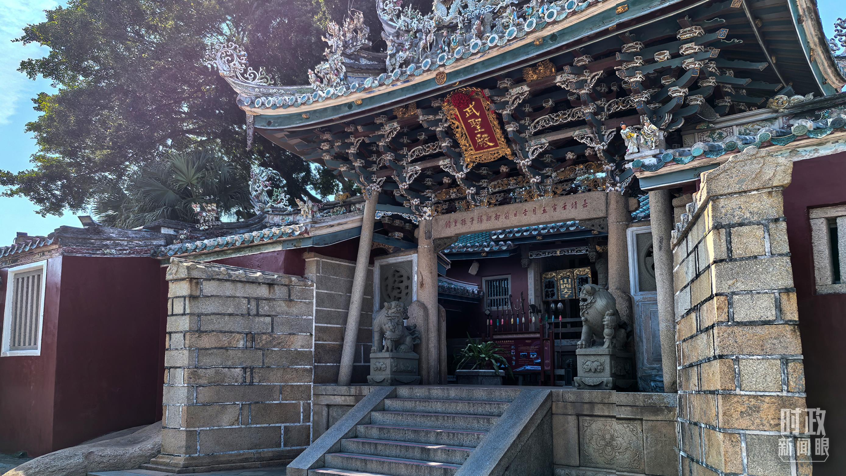 △關(guān)帝文化產(chǎn)業(yè)園。（總臺(tái)央視記者陸泓宇拍攝）