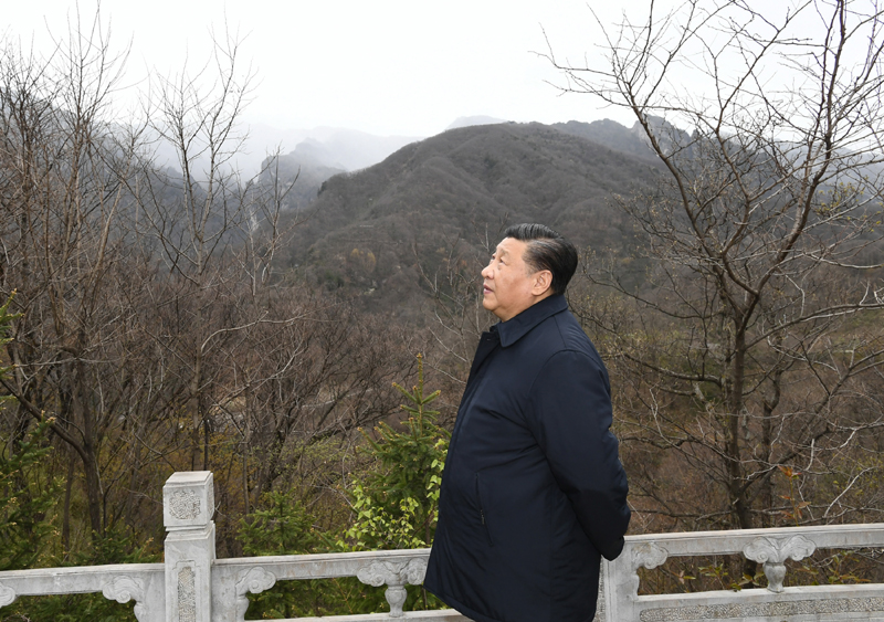 2020年4月20日，習近平總書記在位于陜西柞水的秦嶺牛背梁國家級自然保護區(qū)考察秦嶺生態(tài)保護情況。