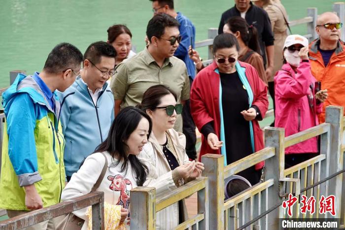全國新的社會階層人士服務(wù)團(tuán)考察林芝巴河鎮(zhèn)生態(tài)保護(hù)項目?！∧岈?shù)┰龉﹫D