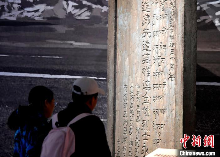 圖為5月18日，觀眾正在欣賞展覽?！±盍?攝